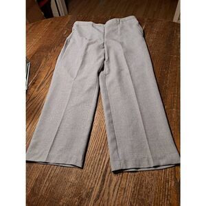 New Alfred Dunner Petite 16P Gray Pull-On Pants Classic Fit Proportioned Short